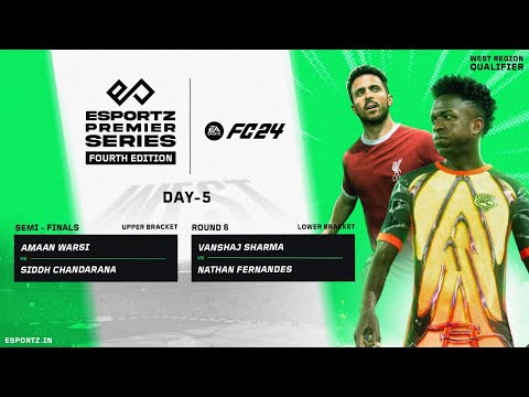 Esportz Premier Series Fourth Edition | Western Region Qualifier | FC 24 | Day 5