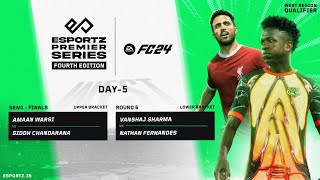 Esportz Premier Series Fourth Edition | Western Region Qualifier | FC 24 | Day 5