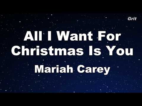 All I Want For Christmas Is You – Mariah Carey  Karaoke【No Guide Melody】