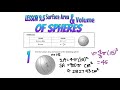 Calculating Surface Area and Volume of Spheres