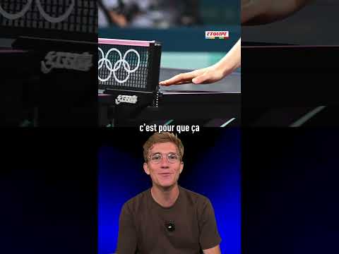 Pourquoi les joueurs touchent la table avant chaque point ? #paris2024 #olympics #olympics2024