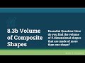 Volume Calculations of Solids