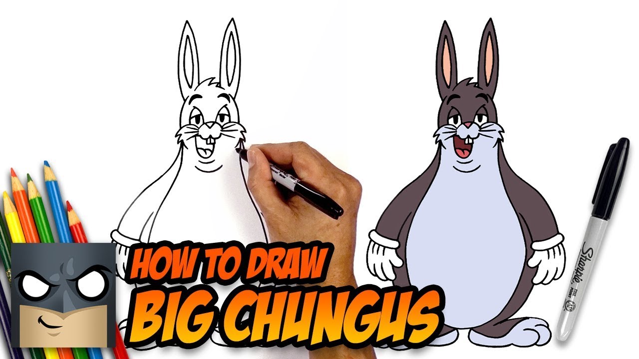 How to Draw Big Chungus - Step-by-Step Tutorial