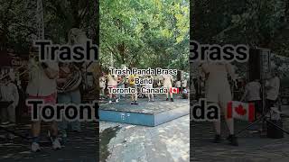 Trash Panda Brass Band, Berczy Park,Downtown Toronto,  Canada,  things to do, heritage