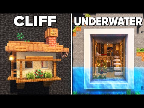 Minecraft: 3 EASY Survival Starter Houses!