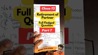 #7 Retirement of Partner | Comprehensive Questions #retirementofpartner #goodwill #accounts