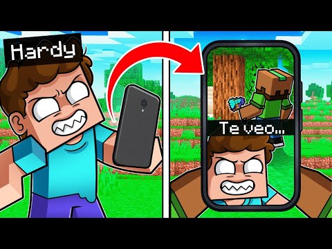 Troleé a MI AMIGO con un CELULAR en Minecraft!