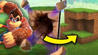 ¿Cómo funciona el terreno destructible de Donkey Kong Bananza?