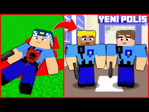 KEREM KOMİSER VURULDU, YENİ POLİS KASLI EFEKAN VE ALPEREN OLDU! 😱 - Minecraft