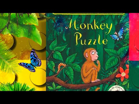 Cuentos infantiles en español; Monkey puzzle libro infantil en español