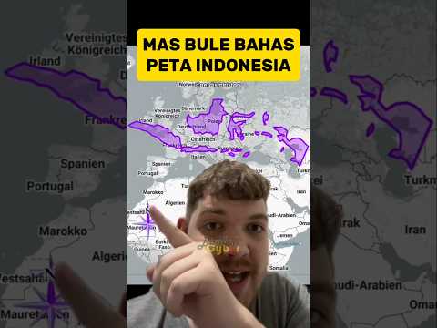Indonesia Luas Banget Tidak Seperti Di Peta Kata Mas Bule Ini #reaksibule
