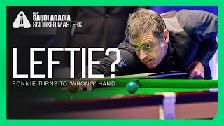 Ronnie O'Sullivan Plays 'Wrong-Handed' At 2024 Saudi Arabia Masters 😎