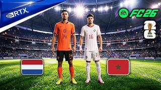 FC 26 - Holandia vs Maroko | Faza Pucharowa 1/16 🏆 FIFA WORLD CUP 2026 - Rozgrywka PC /2K