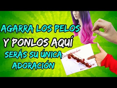 PÉGALO EN TU NOMBRE! Y SERAS SU ÚNICA ADORACIÓN,  HECHIZO DE AMOR CON PELOS