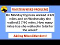 Adding and Subtracting Mixed Numbers
