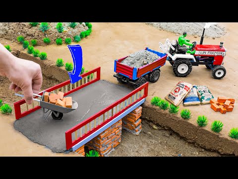 DIY Mini Tractor Making Bridge Safely for truck safety Heavy