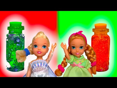 Elsa and Anna toddlers make magical potions - part 3