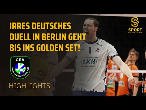 Berlin Recycling Volleys vs. SVG Lüneburg | Highlights - Playoffs, CL Männer | SDTV Volleyball