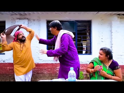 ढेला बाबा आखिर क्यों मारने चढ़े आनंद मोहन को | Anand Mohan , CP Bhatt Suparhit Comedy Video