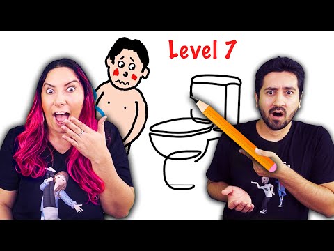DESENHE TUDO CERTO PARA GANHAR no Just Draw | Gabriel e Shirley