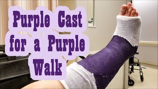 How Virginia got a Purple Cast for her Purple Walk for Epilepsy