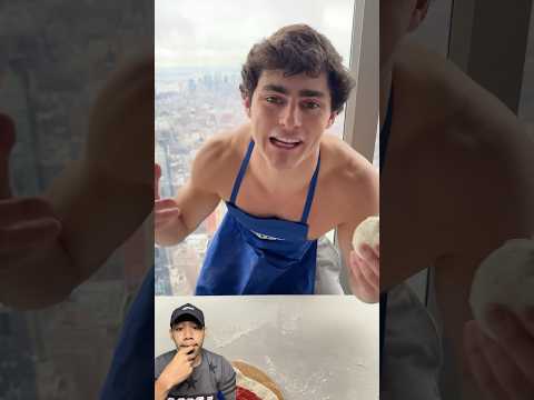 MAKAN PIZZA DI GEDUNG TERTINGGI DI DUNIA⁉️ #funny #comedy #dubbing #reaction #feedshorts #cooking