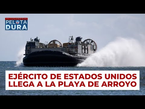 Ejército de Estados Unidos llega a la playa de Arroyo