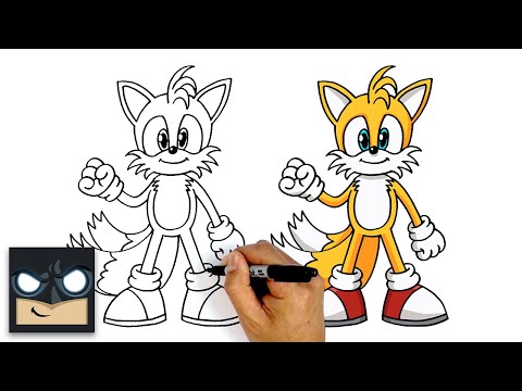How To Draw Miles Tails Prower - Sonic The Hedgehog