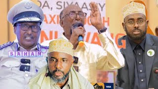 CABDALE SANDHEERW IYO TALIYAHA POLICE XILKA LAGA QAADO DHULBAHANTE HALA WEERARO