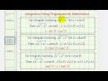 Trigonometric Substitution and Integration