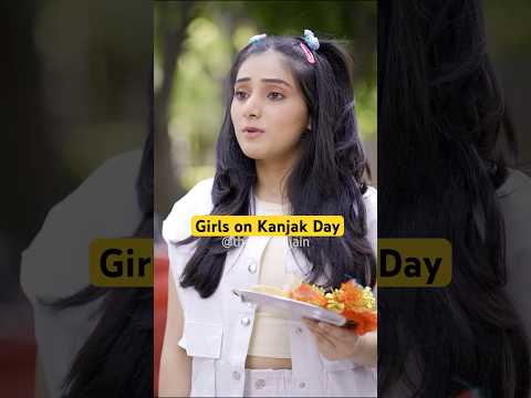 Girls On Kanjak Day | Indians And Navratri