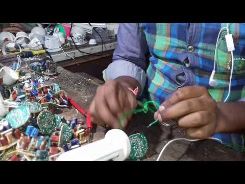Cfl light bulbs / repair & making process