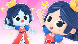 Robot Snow White Chases the Princesses! 🤖 Fairy Tales Stories | Increditales