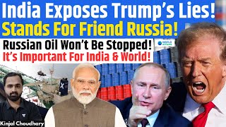 India Exposes Trump - No Russian Oil Stopped! Putin & Ukraine War! EU Price Cap! US Tariff! Kinjal