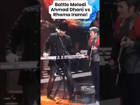 Ahmad Dhani solo keyboard dangdut feat. Rhoma Irama luwes juga ya 😂