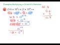 Operations in Scientific Notation