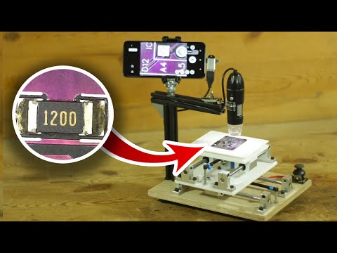 DIY PCB inspection Machine | PCB Microscope | Arduino project