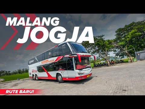 PALING "OUT OF THE BOX" DI JALURNYA | Double Decker Volvo MTrans Malang - Jogja