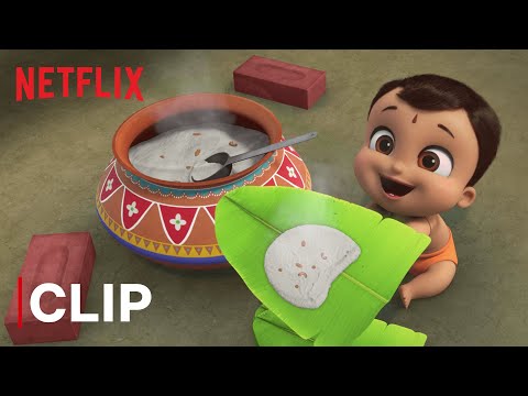 Bheem Cooks The Best Pongal | Mighty Little Bheem: Kite Festival | Netflix India