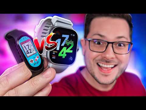 REDMI WATCH 4 vs MI BAND 9! Os MAIS VENDIDOS da XIAOMI na DISPUTA!