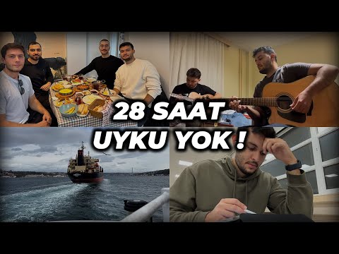 28 SAAT UYUMADIM ! 2 Günlük Vlog | Uçağı Kaçırmak, Kahvaltı, Gitar, Bitmeyen Sınavlar