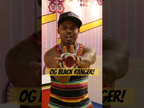 Current and OG Black Ranger! 🖤⚡️ #shorts #powerrangers #cosplay #powerrangerscosplay #blackranger