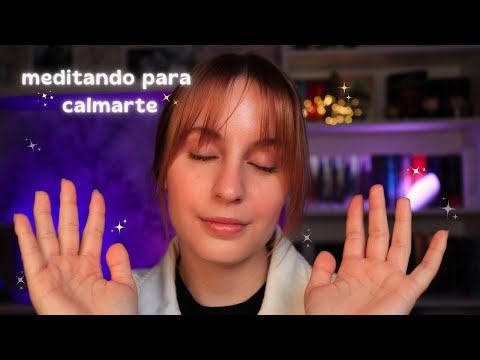 asmr 💗 Calmo tu Ansiedad con esta MEDITACIÓN GUIADA【susurros relajantes, música】🌿