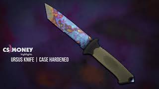 Ursus Knife Case Hardened Gameplay