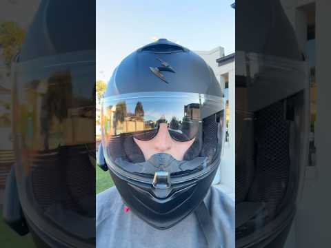 Testing ways to make a clear visor look cool