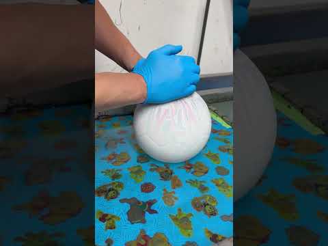 Hydro Dipping Football #satisfyingvideo #hydrodipping