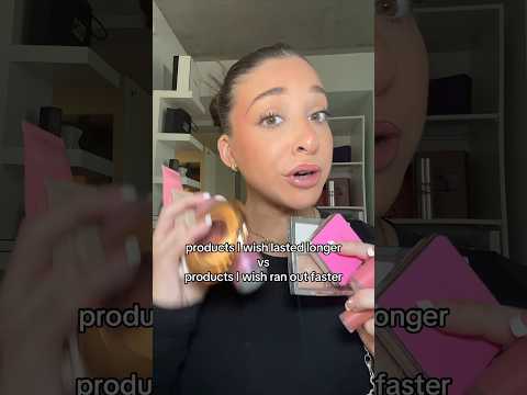 products I wish lasted longer  vs products I wish ran out faster #sephora #sephorahaul #sephorahauls