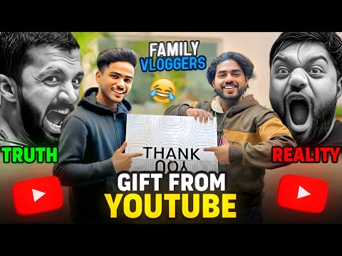 Youtube se mila surprise gift 🎁 Reality of family vloggers !!!