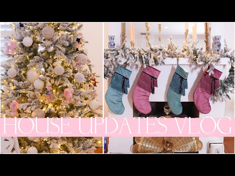 DECORATE FOR CHRISTMAS WITH ME! HOUSE UPDATES VLOG