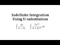 U-Substitution in Integral Calculus